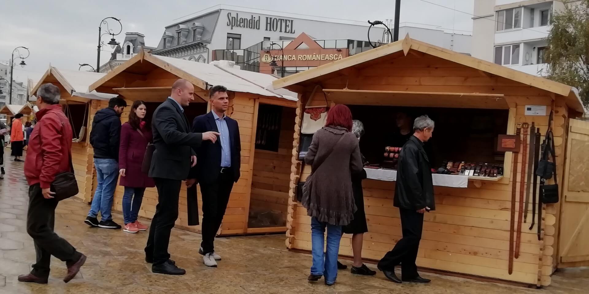FairDeal платформата – предстатвяне на фермерски базари във Велико Търново и Крайова, Румъния